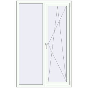 Купити Вікна 1070x1670 мм REHAU Euro 70
