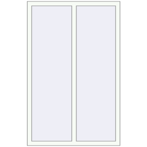 Купити Вікна 1050x1630 мм REHAU Euro 70 Білий (RAL 9016) з двох сторін