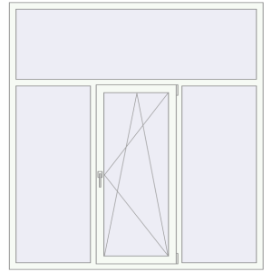 Купити Вікна 1900x2000 мм REHAU Euro 70 Білий (RAL 9016) з двох сторін