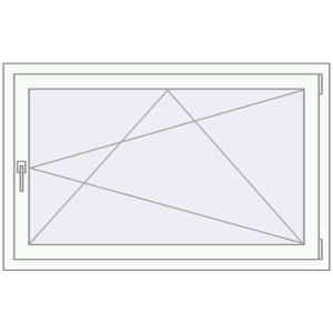 Купити Вікна 1280x810 мм REHAU SYNEGO MD Білий (RAL 9016) з двох сторін