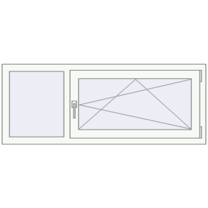 Купити Вікна 1400x550 мм REHAU Brillant-Design