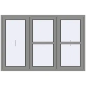 Купити Вікна 1800x1200 мм Altest Pony 375 RAL 9007 Grey aluminium з двох сторін