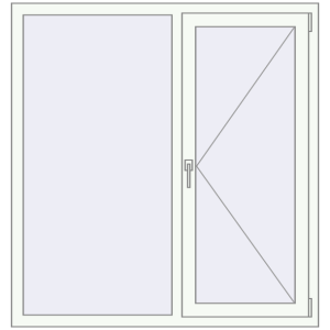 Купити Вікна 1310x1380 мм REHAU Euro 60