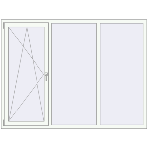 Купити Вікна 2000x1500 мм REHAU Euro 70 Білий (RAL 9016) з двох сторін