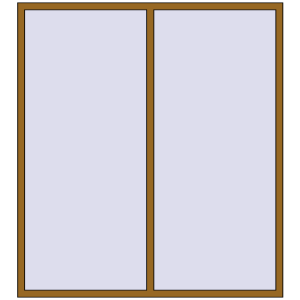 Купити Вікна 1890x2100 мм REHAU SYNEGO MD LIGHT_OAK з двох сторін