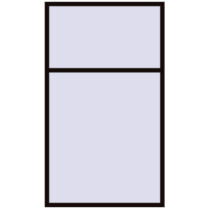 Купити Вікна 1400x2400 мм REHAU Brillant-Design BLACK_BROWN з двох сторін