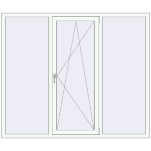 Купити Вікна 1900x1600 мм REHAU Euro 70 Білий (RAL 9016) з двох сторін