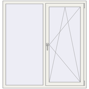 Купити Вікна 1400x1460 мм REHAU Euro 70