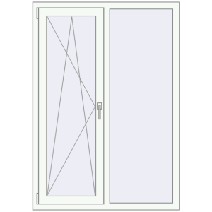 Купити Вікна 1100x1500 мм REHAU Euro 70 Білий (RAL 9016) з двох сторін