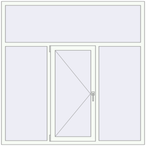 Купити Вікна 1800x1800 мм REHAU Euro 60 Білий (RAL 9016) з двох сторін