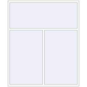 Купити Вікна 2000x2400 мм REHAU Brillant-Design Білий (RAL 9016) з двох сторін