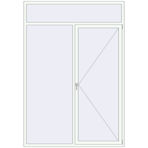 Купити Вікна 1800x2600 мм REHAU Euro 70 Білий (RAL 9016) з двох сторін