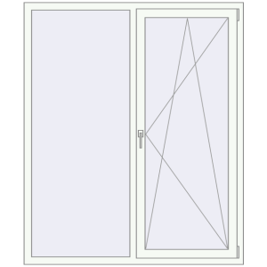 Купити Вікна 1460x1740 мм REHAU Euro 60 Білий (RAL 9016) з двох сторін