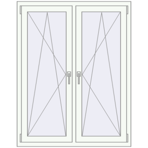 Купити Вікна 1100x1400 мм REHAU SYNEGO MD Білий (RAL 9016) з двох сторін