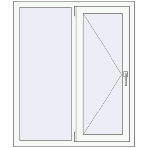 Купити Вікна 1000x1200 мм REHAU Euro 60 Білий (RAL 9016) з двох сторін