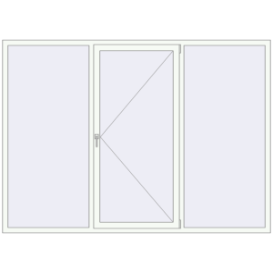 Купити Вікна 2500x1800 мм REHAU Euro 60 Білий (RAL 9016) з двох сторін