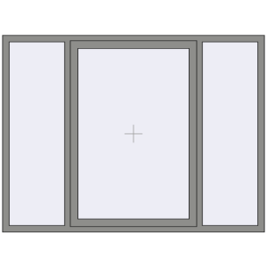 Купити Вікна 2000x1500 мм Altest Pony 375 RAL 9007 Grey aluminium з двох сторін