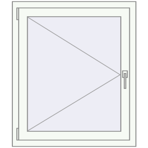 Купити Вікна 790x1000 мм REHAU Euro 70 BLACK_BROWN ззовні