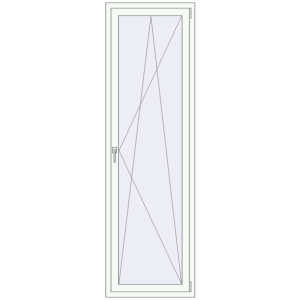 Металопластикове вікно 700x2300 мм Одностулкове (комплектація: Преміум). Вид зсередини Купити Вікна 700x2300 мм REHAU Euro 70