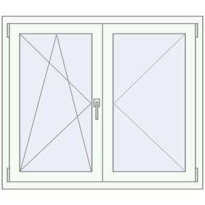Купити Вікна 1200x1000 мм REHAU Euro 70 Білий (RAL 9016) з двох сторін