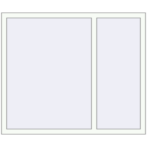 Купити Вікна 1400x1180 мм REHAU Brillant-Design Білий (RAL 9016) з двох сторін