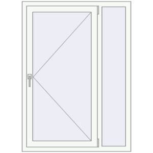 Купити Вікна 1030x1420 мм REHAU Brillant-Design Білий (RAL 9016) з двох сторін
