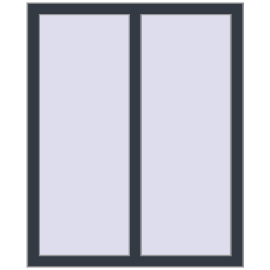 Купити Вікна 850x1110 мм REHAU Euro 60 ANTHRACITE_GREY_STRUKTURAL з двох сторін