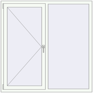 Купити Вікна 1450x1450 мм REHAU Euro 70
