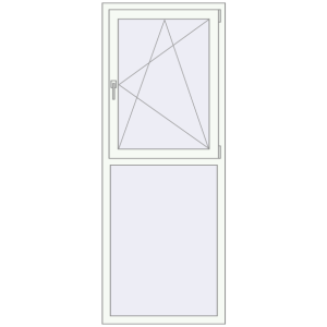 Купити Вікна 770x2010 мм REHAU Brillant-Design Білий (RAL 9016) з двох сторін