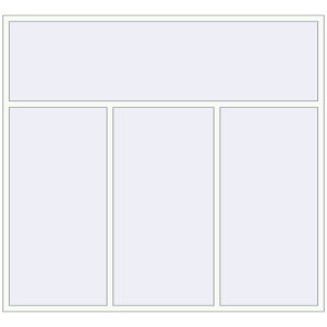 Купити Вікна 2600x2400 мм Altest Pony 375 RAL 9016 Traffic white з двох сторін