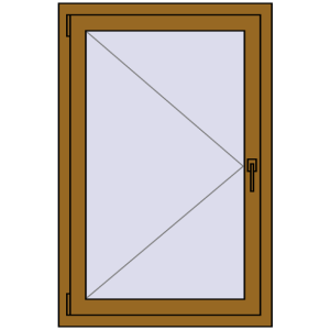 Купити Вікна 780x1180 мм REHAU Euro 60 LIGHT_OAK з двох сторін