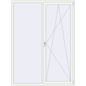 Купити Вікна 1700x2300 мм REHAU Euro 70