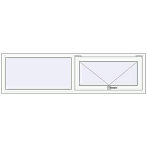 Купити Вікна 1800x500 мм REHAU Euro 60