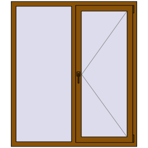 Купити Вікна 1300x1500 мм REHAU Brillant-Design