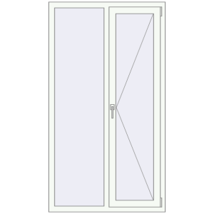 Купити Вікна 1000x1800 мм REHAU Euro 60