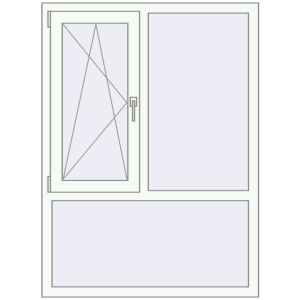 Купити Вікна 1070x1450 мм REHAU Euro 70