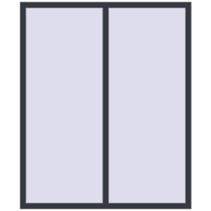 Купити Вікна 1450x1750 мм REHAU Euro 60 ANTHRACITE_GREY_STRUKTURAL з двох сторін