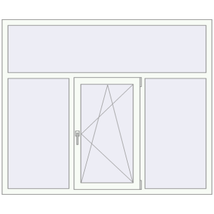 Купити Вікна 1800x1500 мм REHAU Euro 70 Білий (RAL 9016) з двох сторін