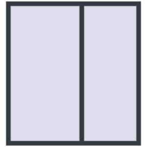 Купити Вікна 1450x1550 мм REHAU SYNEGO MD ANTHRACITE_GREY_STRUKTURAL з двох сторін