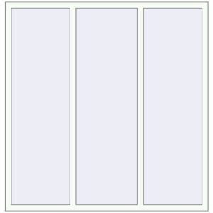 Купити Вікна 1680x1730 мм REHAU Brillant-Design Білий (RAL 9016) з двох сторін