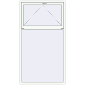Купити Вікна 1200x2197 мм REHAU Brillant-Design Білий (RAL 9016) з двох сторін
