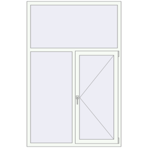 Купити Вікна 1300x2000 мм REHAU Euro 60