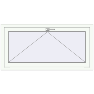 Купити Вікна 1220x610 мм REHAU Euro 70 Білий (RAL 9016) з двох сторін