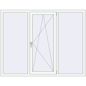 Купити Вікна 1850x1450 мм REHAU Euro 60 Білий (RAL 9016) з двох сторін