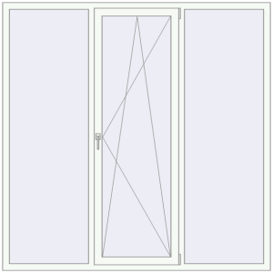 Купити Вікна 2000x2000 мм REHAU Euro 70 Білий (RAL 9016) з двох сторін