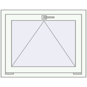 Купити Вікна 810x640 мм REHAU Euro 60 Білий (RAL 9016) з двох сторін