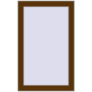 Купити Вікна 500x800 мм REHAU Euro 60 WALNUT з двох сторін