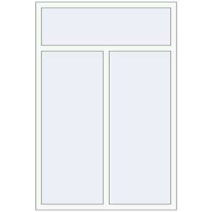 Купити Вікна 1220x1800 мм REHAU Euro 60 Білий (RAL 9016) з двох сторін