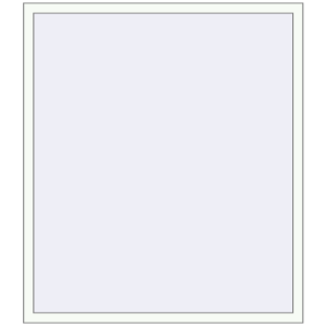 Металопластикове вікно 1400x1601 мм Одностулкове (комплектація: За замовчуванням). Вид зсередини Купити Вікна 1400x1601 мм REHAU Euro 60 Білий (RAL 9016) з двох сторін