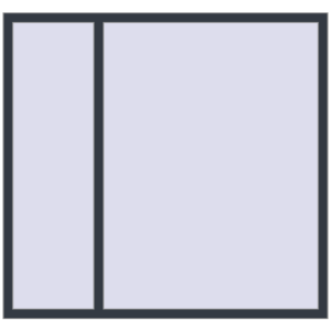 Купити Вікна 1700x1600 мм REHAU Euro 70 ANTHRACITE_GREY_STRUKTURAL з двох сторін